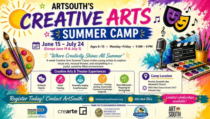 ArtSouth Creative Arts Summer Camp