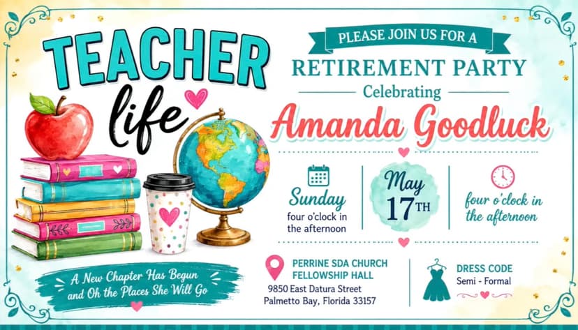 Retirement Party — Amanda Goodluck