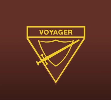 Voyager level badge