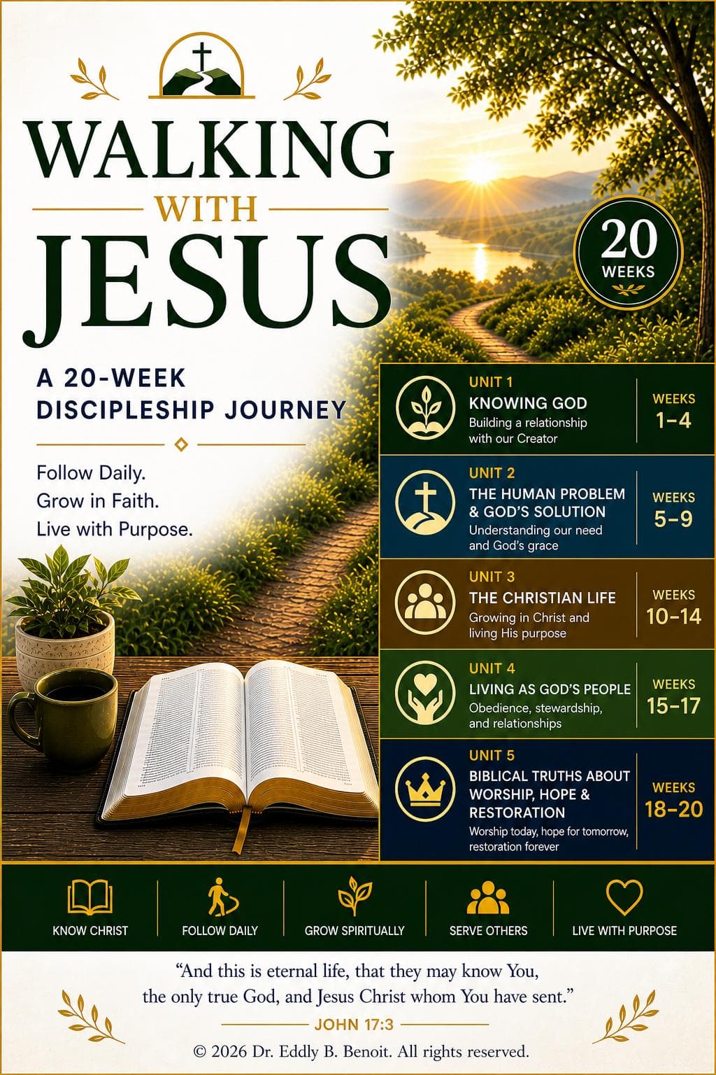 Walking with Jesus — A 20-Week Discipleship Journey